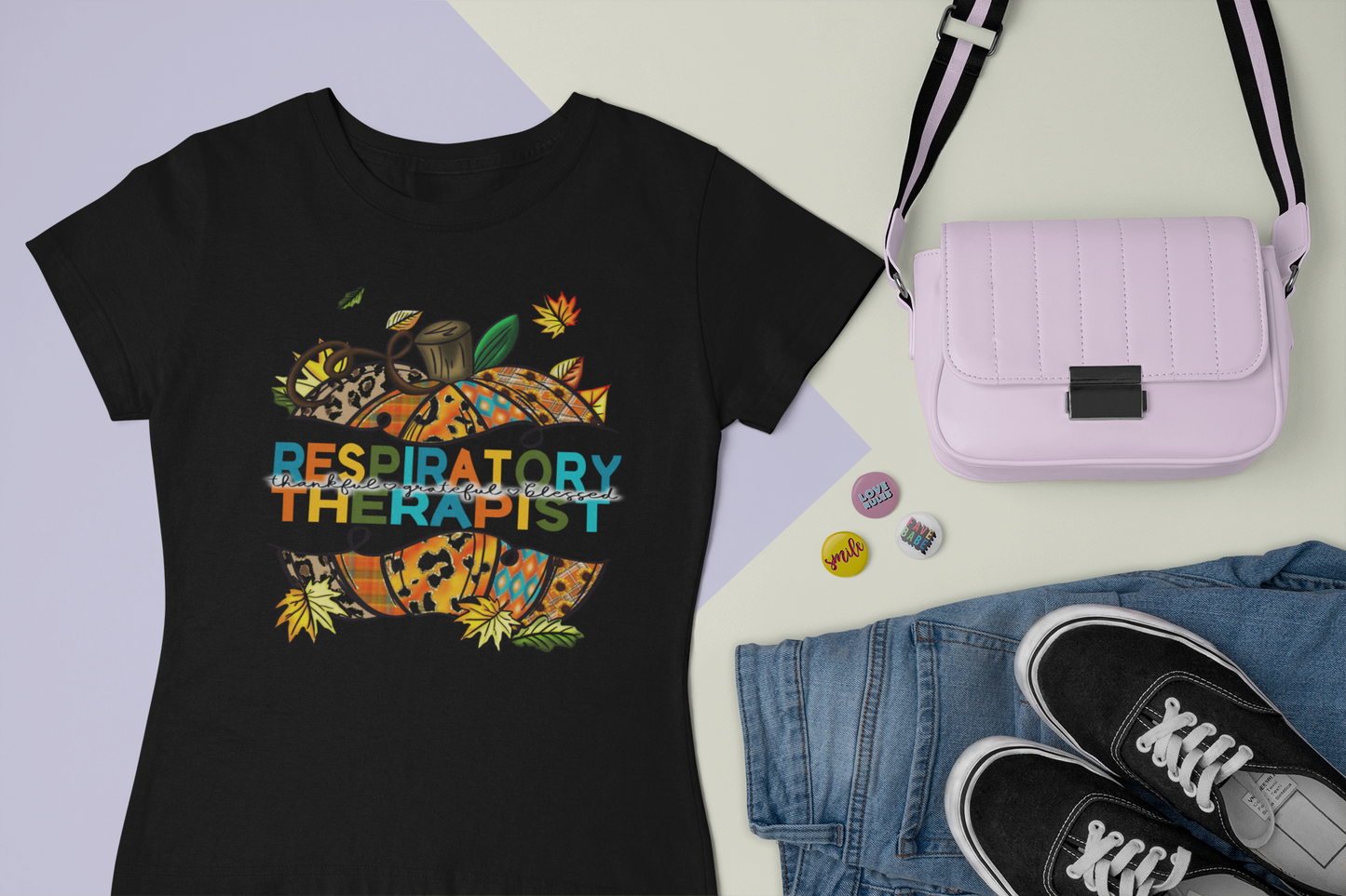 Respiratory Therapist Pumpkin/Fall SS T-Shirt