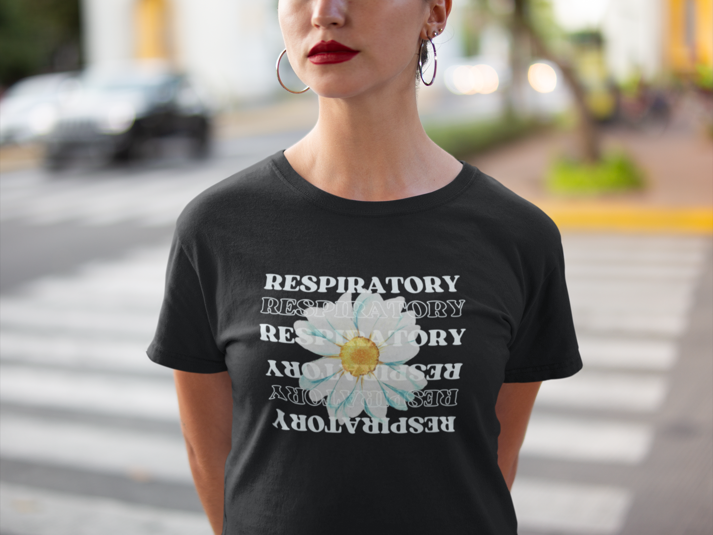 Respiratory Flower SS Tee