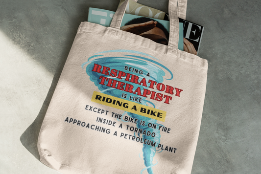 Respiratory Therapist Chaos Canvas Tote