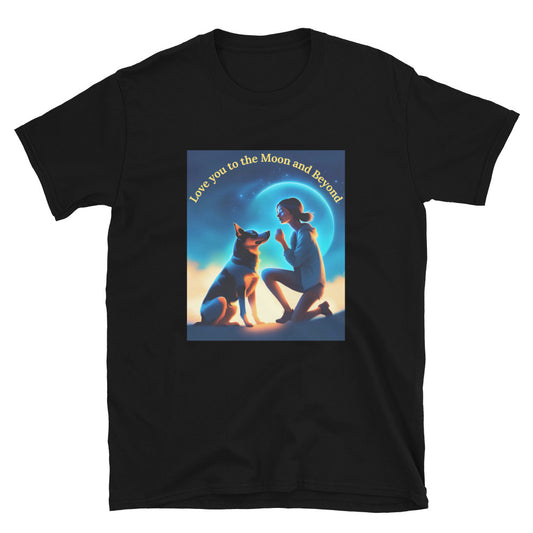 Blue Heeler Love You to the Moon and Beyond SS  T-Shirt