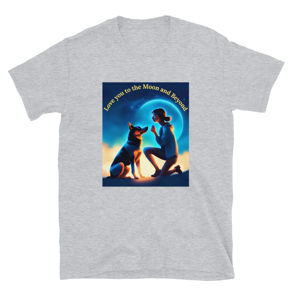 Blue Heeler Love You to the Moon and Beyond SS  T-Shirt