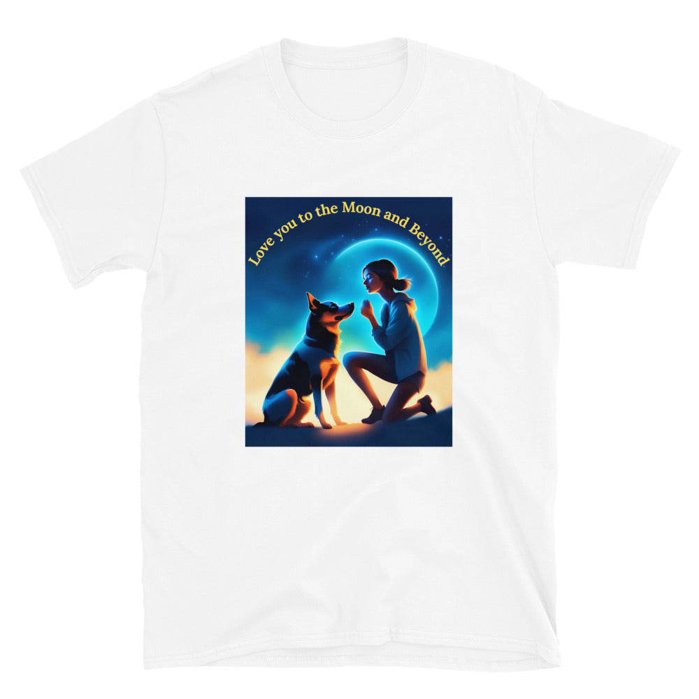 Blue Heeler Love You to the Moon and Beyond SS  T-Shirt