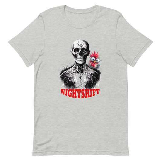 Night Shift Male Skeleton SS T-shirt