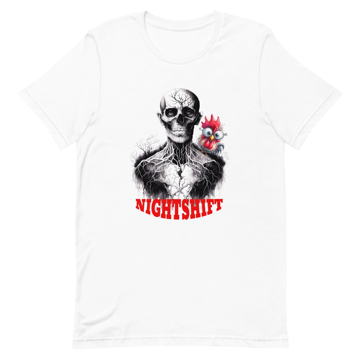 Night Shift Male Skeleton SS T-shirt